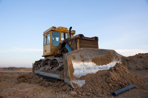 Bulldozer Land Grading in Amarillo